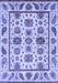 Abstract Blue Modern Rug, abs3742blu