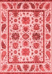 Abstract Red Modern Rug, abs3742red