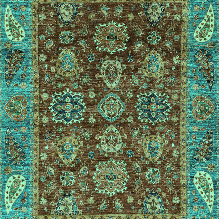 Oriental Turquoise Traditional Rug, abs3743turq