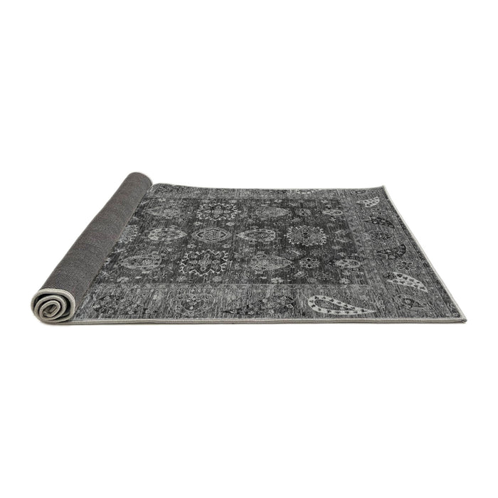 Sideview of Oriental Gray Traditional Rug, abs3743gry