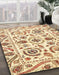 Abstract Sun Yellow Modern Rug in Family Room, abs3744