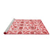 Modern Red Washable Rugs