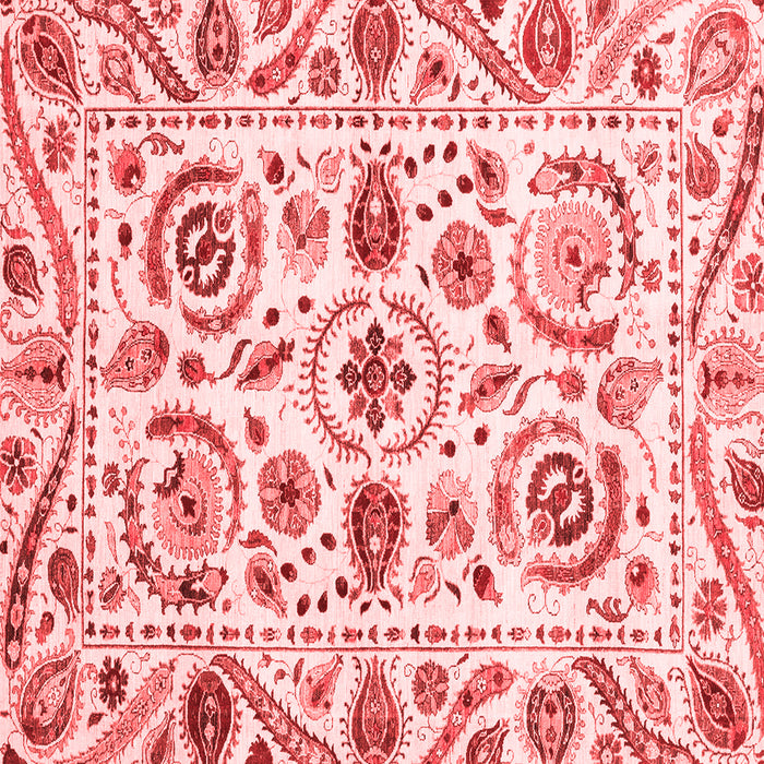 Machine Washable Abstract Red Modern Rug, wshabs3744red