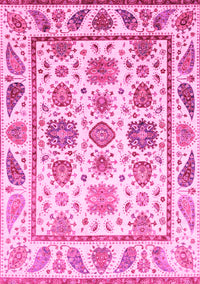 Abstract Pink Modern Rug, abs3745pnk