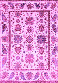 Abstract Purple Modern Rug, abs3745pur