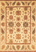 Abstract Brown Modern Rug, abs3745brn