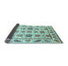 Sideview of Abstract Light Blue Modern Rug, abs3745lblu