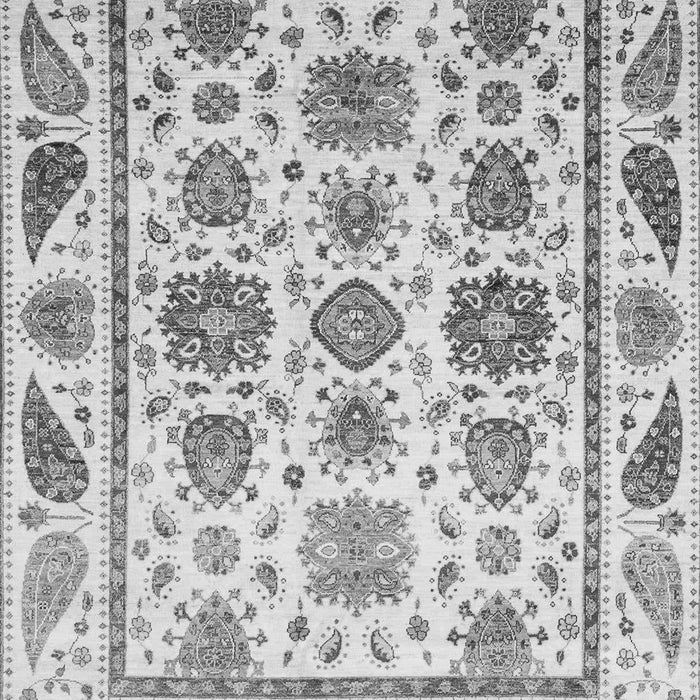Machine Washable Abstract Gray Modern Rug, wshabs3745gry