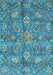 Oriental Light Blue Traditional Rug, abs3746lblu