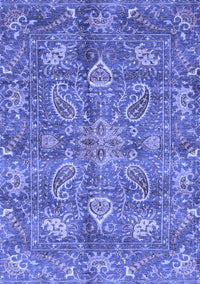 Oriental Blue Traditional Rug, abs3746blu