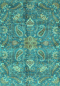 Oriental Turquoise Traditional Rug, abs3746turq