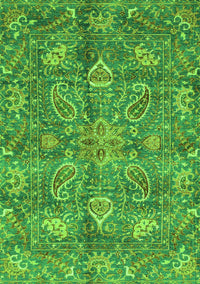 Oriental Green Traditional Rug, abs3746grn