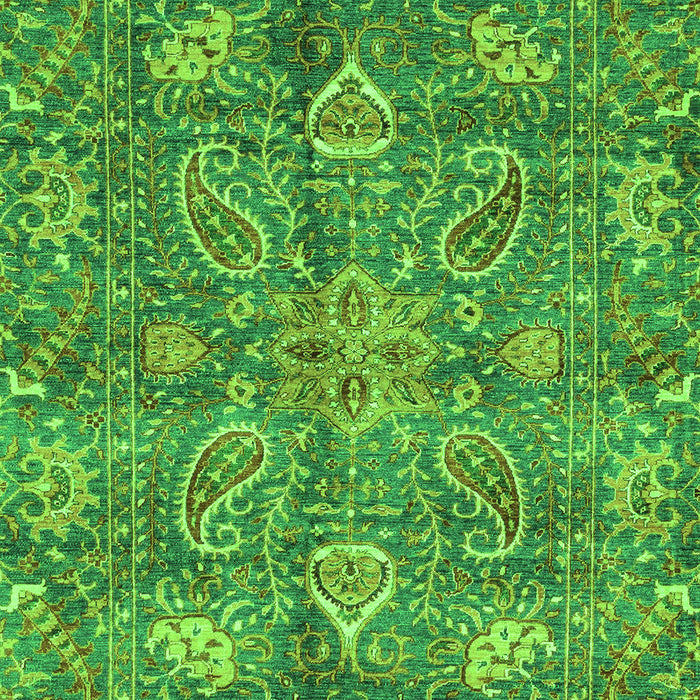 Oriental Green Traditional Rug, abs3746grn