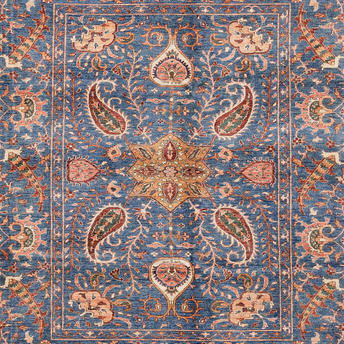 Abstract Rosy Purple Oriental Rug, abs3746