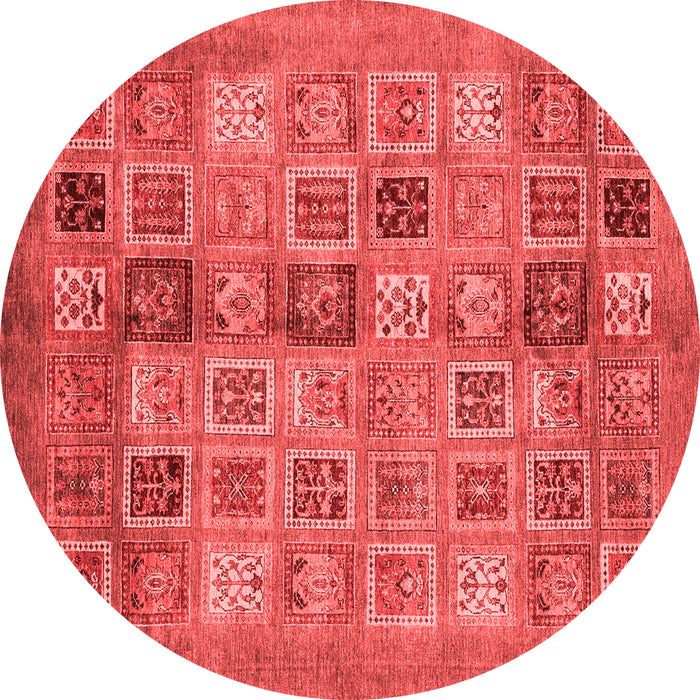 Machine Washable Abstract Red Modern Rug, wshabs3747red