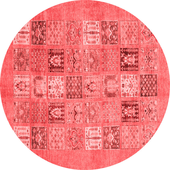 Abstract Red Modern Rug, abs3748red
