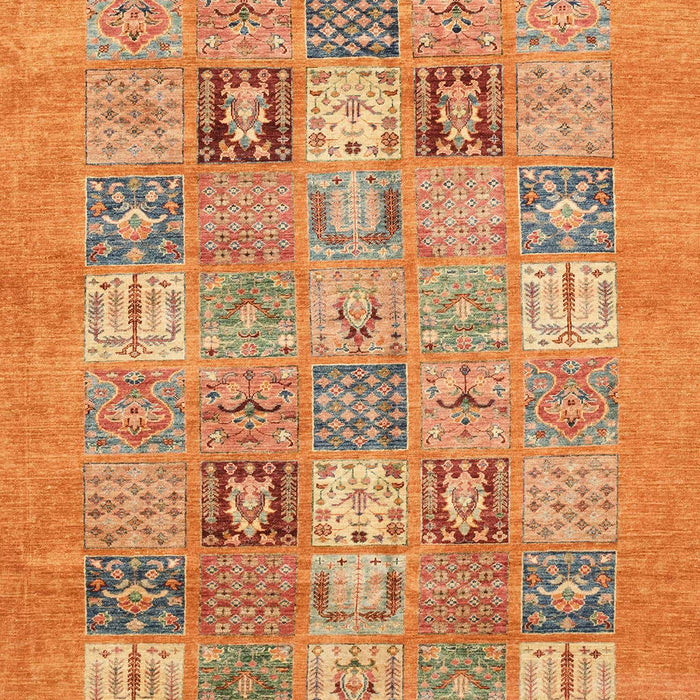 Abstract Orange Modern Rug, abs3748