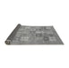 Sideview of Abstract Gray Modern Rug, abs3748gry