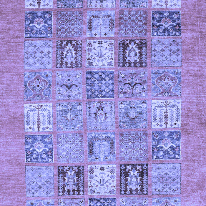 Abstract Blue Modern Rug, abs3748blu