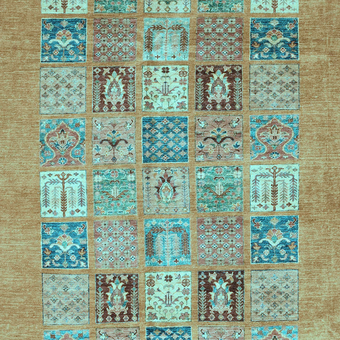 Machine Washable Abstract Light Blue Modern Rug, wshabs3748lblu