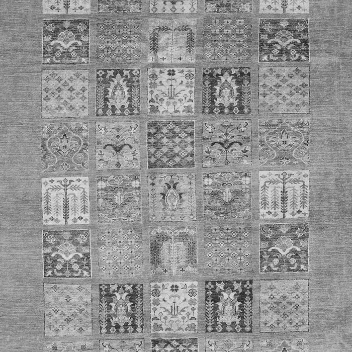 Machine Washable Abstract Gray Modern Rug, wshabs3748gry