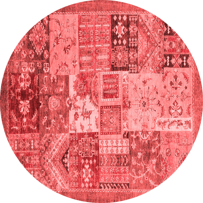 Abstract Red Modern Rug, abs3749red