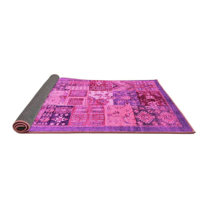 Sideview of Abstract Pink Modern Rug, abs3749pnk