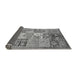 Sideview of Abstract Gray Modern Rug, abs3749gry