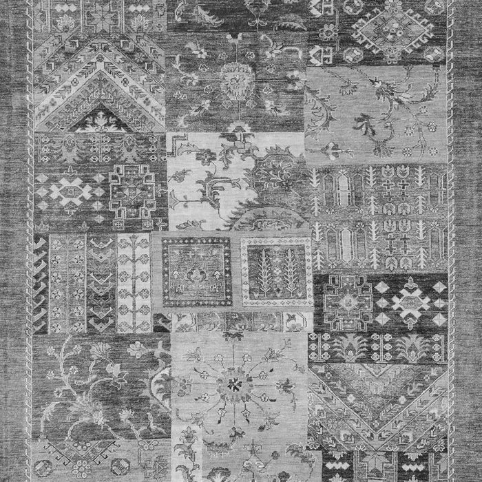 Machine Washable Abstract Gray Modern Rug, wshabs3749gry