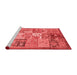 Modern Red Washable Rugs