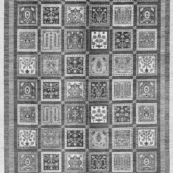 Machine Washable Abstract Gray Modern Rug, wshabs374gry