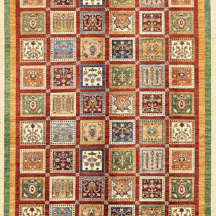 Machine Washable Abstract Yellow Rug, wshabs374