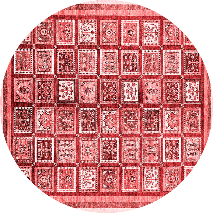 Abstract Red Modern Rug, abs374red