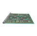 Sideview of Machine Washable Abstract Light Blue Modern Rug, wshabs374lblu