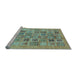 Sideview of Machine Washable Abstract Light Blue Modern Rug, wshabs3750lblu