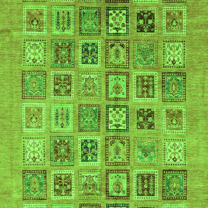 Abstract Green Modern Rug, abs3750grn