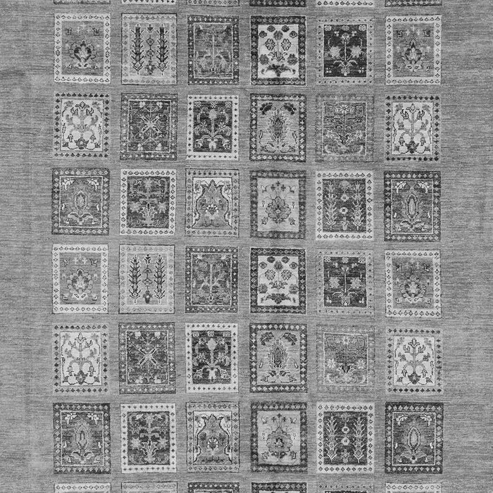 Machine Washable Abstract Gray Modern Rug, wshabs3750gry