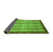 Sideview of Abstract Green Modern Rug, abs3751grn