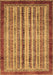 Machine Washable Abstract Brown Modern Rug, wshabs3751brn