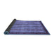 Sideview of Abstract Blue Modern Rug, abs3751blu