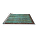 Sideview of Machine Washable Abstract Light Blue Modern Rug, wshabs3751lblu