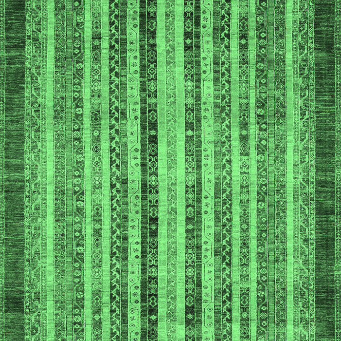 Machine Washable Abstract Emerald Green Modern Area Rugs, wshabs3751emgrn