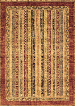 Abstract Brown Modern Rug, abs3751brn
