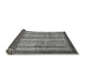 Sideview of Abstract Gray Modern Rug, abs3752gry