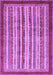 Machine Washable Abstract Purple Modern Area Rugs, wshabs3752pur