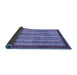 Sideview of Abstract Blue Modern Rug, abs3752blu