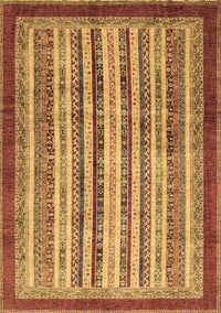 Abstract Brown Modern Rug, abs3752brn