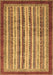 Abstract Brown Modern Rug, abs3752brn