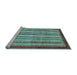 Sideview of Machine Washable Abstract Light Blue Modern Rug, wshabs3752lblu