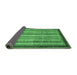 Sideview of Abstract Emerald Green Modern Rug, abs3752emgrn